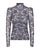 Bliss Ruched Mesh Turtleneck Paisley