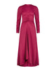 Bliss Ruched Dress Hot Pink