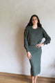 ByTess Cable Knit Sweater Green
