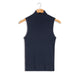 Point Sleeveless Ribbed Turtleneck