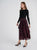 Bliss Velvet Burnout Printed Skirt
